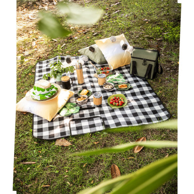 RILEY II. EPE-lined picnic blanket (180 g/m²) with pattern